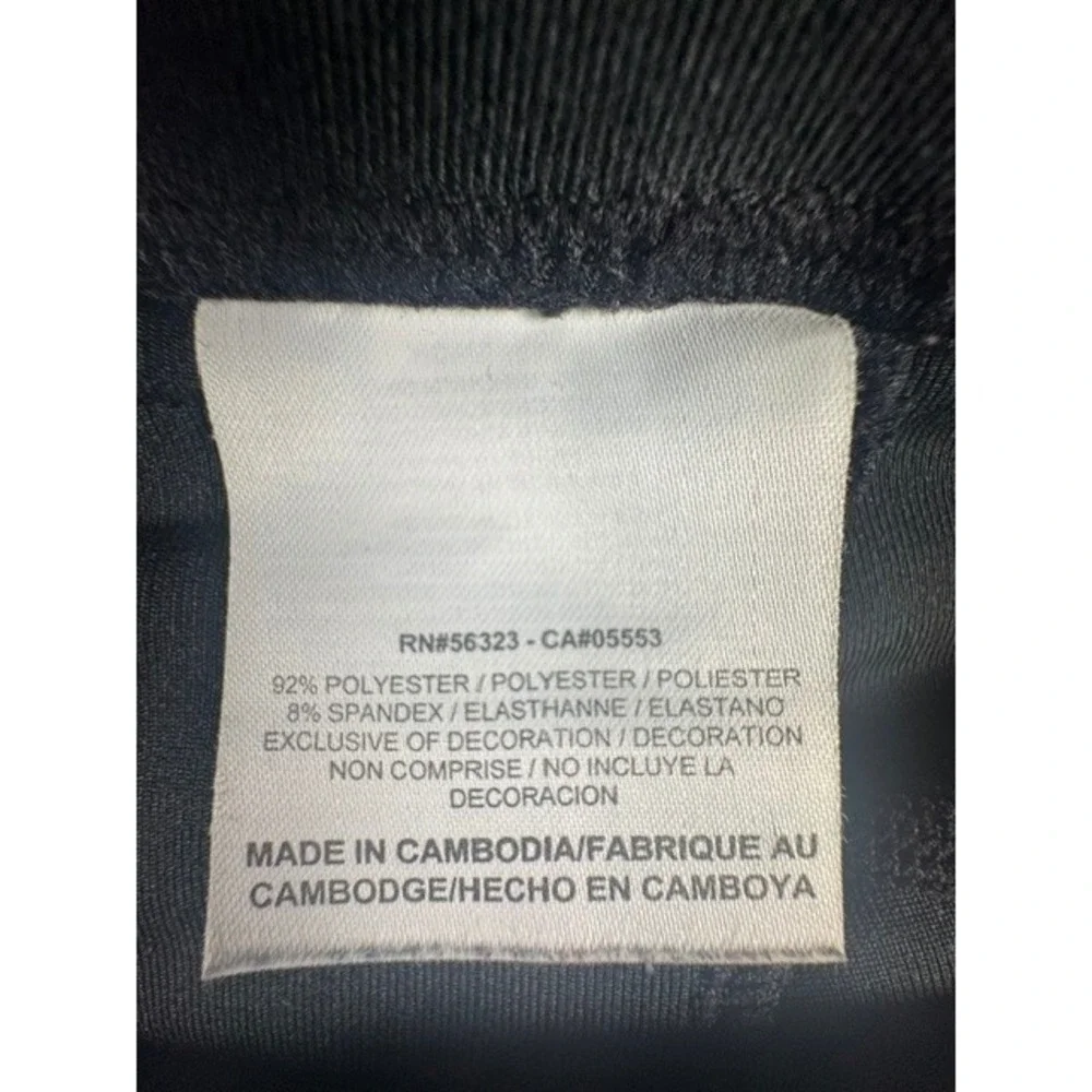 Nike Dri-FIT Womens Medium Black Athletic Capri Running Tights Drawstring Pocket